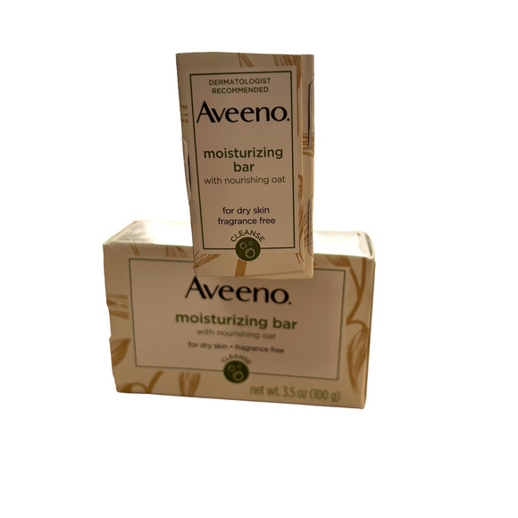 Aveeno Skincare New 2 Aveeno Moisturizing Bar For Dry Skin
